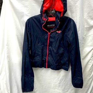 Hollister California hooded jacket ladies sz xs